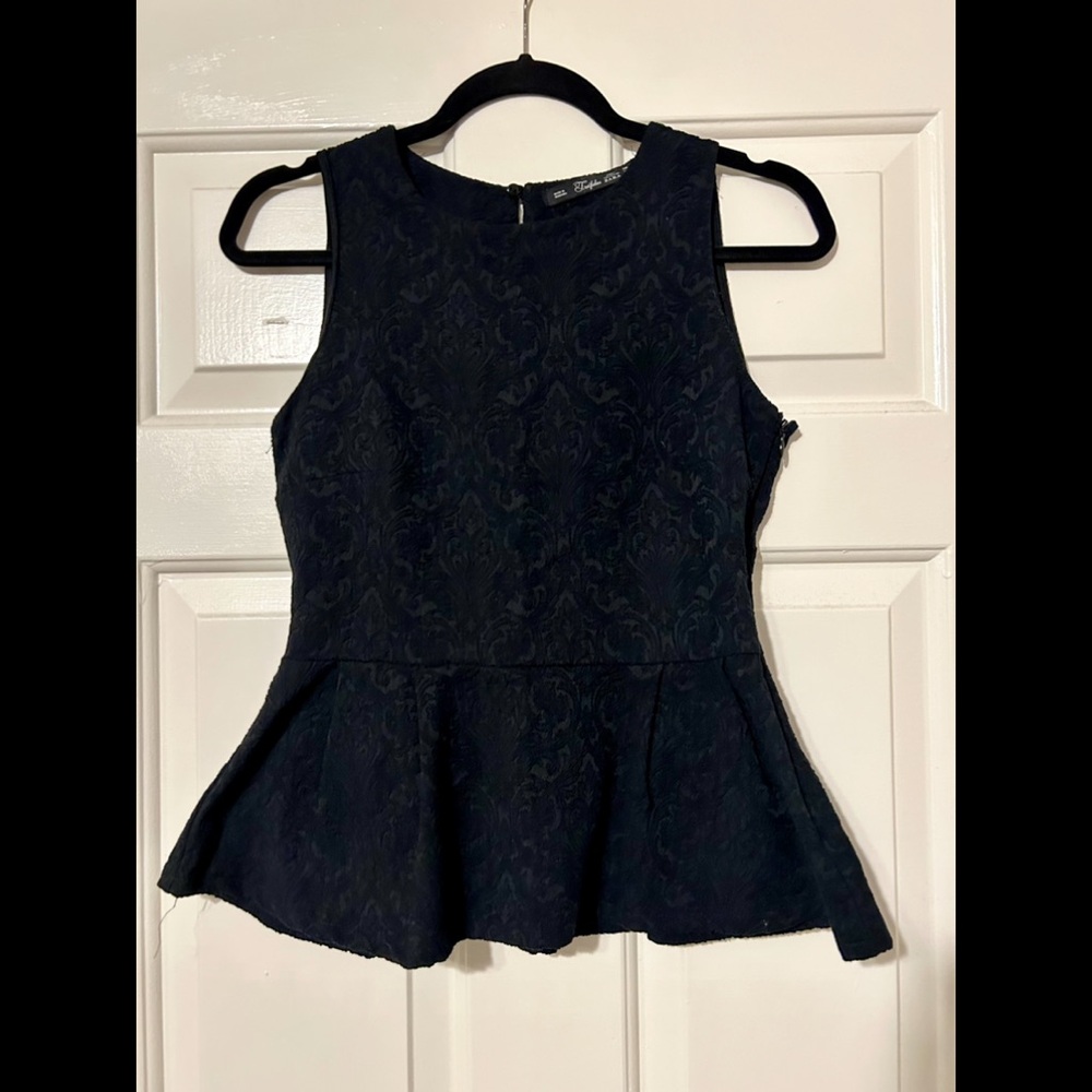 Zara Peplum Top